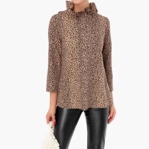 Tuckernuck ruffle blouse, with neck bow  / size M